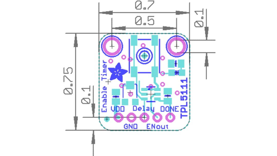 Adafruit TPL5111 Low-Power Timer Breakout Board Adafruit TPL5111 Low-Power Timer Breakout Board