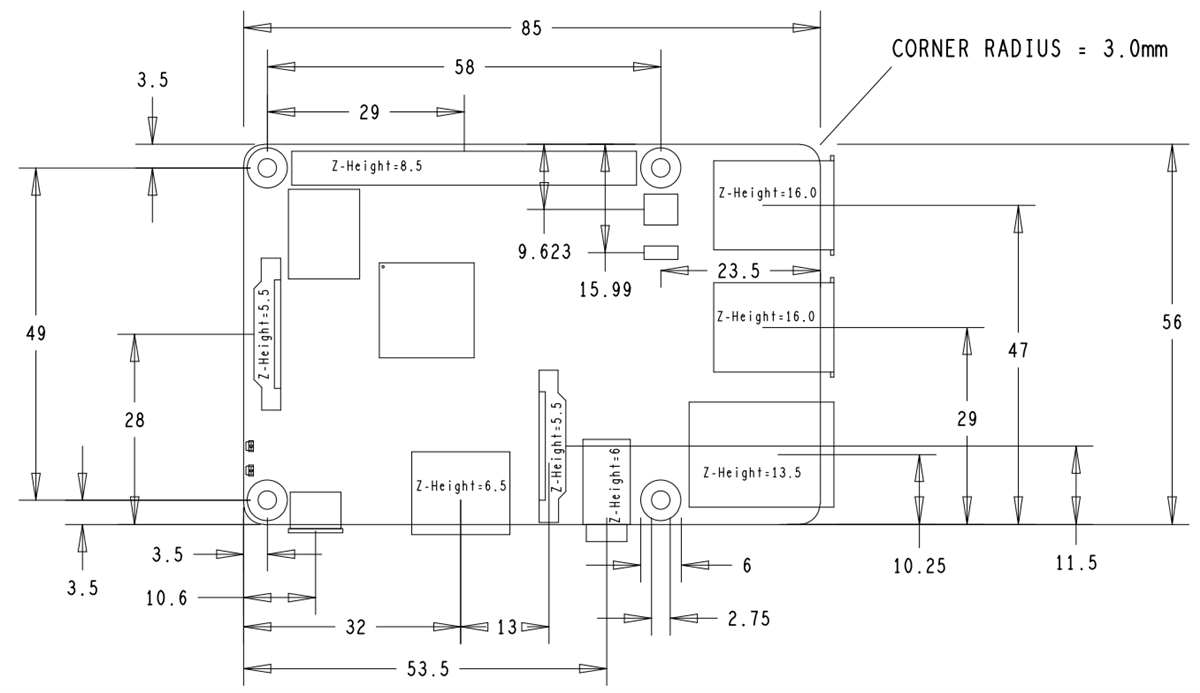 Raspberry Pi 3 Model B+ - Adafruit | Mouser Brasil wireless usb port schematic 