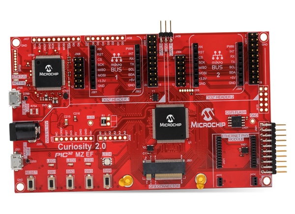 PIC32MZ EF 2.0 Development Board (DM320209) - Microchip Technology | Mouser