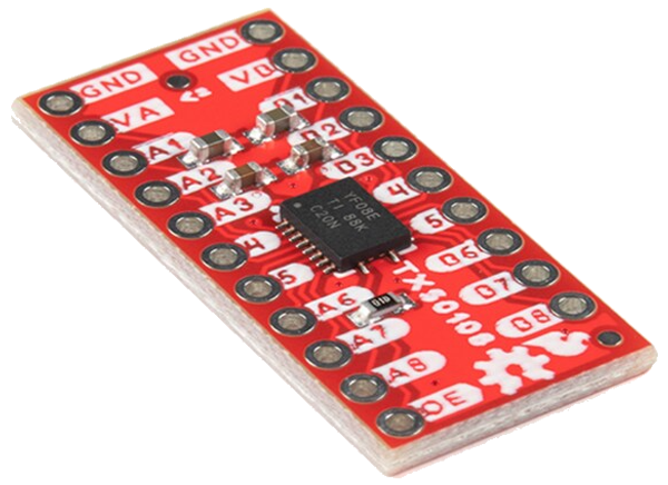 Level Shifter - 8 Channel (TXS0108E) - SparkFun | Mouser Level Shifter - 8 Channel (TXS0108E) - SparkFun | Mouser