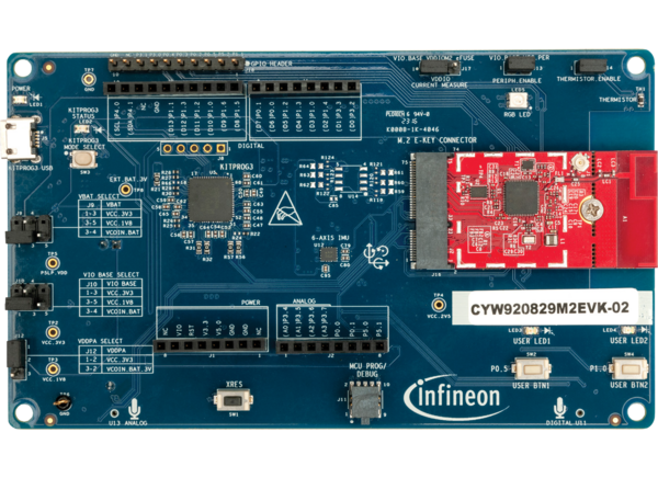 AIROC CYW920829M2EVK-02 BLUETOOTH LE SoC Kit - Infineon Technologies ...